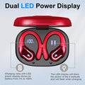 Wireless Earbud, 75Hrs Bluetooth 5.4 Headphones IP7 Waterproof for Sport, Running Wireless Earphones with ENC Noise Canceling Mics, Deep Bass over