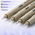 Mr. Pen- 0.25mm Micro Fine Point Pens, 4 Pack, Black Ink, Ultra Fine Point | Waterproof, Acid-Free, No-Smear Quick-Dry Fineliner Pens for Drawing,