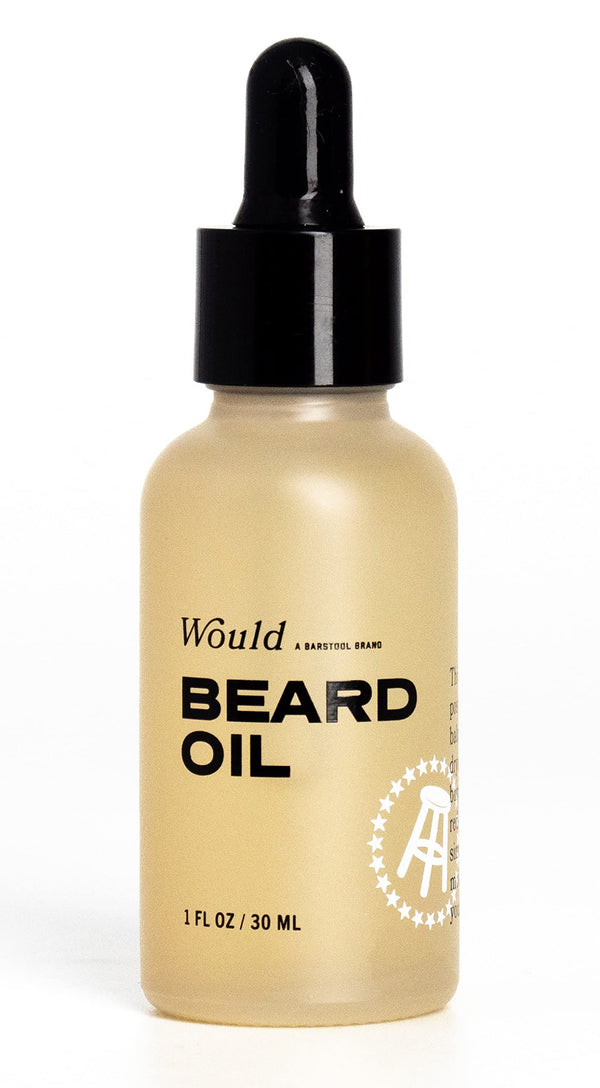 Would Barstool Sports Brand Unscented Beard Oil for Men, 1 Fl. Oz., Moisturizing and Conditioning Softener, Nourishes and Protects Dry, Sensitive
