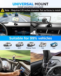 For Magsafe Car Mount, Car Phone Holder for Dashboard, 360ÃÂ° Rotatable Magnetic Phone Holder for Cars, Strong Adhesive, Sturdy Metal Mount,