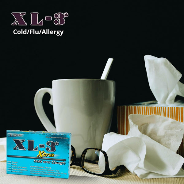 XL-3 Xtra Cold & Cough Capsules - Fast-Acting Relief - 2 Packs, 12 Count 12 Count (Pack of 2)
