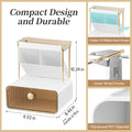 2-Tier Makeup Organizers Countertop,Versatile Bathroom Counter Organizer,Cosmetic Make up Organizers for Vanity,Cute Skincare Organizer (Blush)