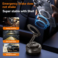 Car Phone Mount for Magsafe, 360 Degree Rotation Dashboard Vacuum Magnetic Phone Holder, Foldable Suction Cup Car Phone Mount for All Smart Phone