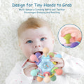 Baby Teething Toys - Infant Sensory Chew Rattles Toys - Newborn Montessori Learning Developmental Toy - Teethers for Babies 0 3 6 9 12 18 Months -