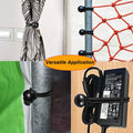 Ball Bungee Cords, 50 Packs, 4 Inch Black Tie Down Cords for Tarp, Canopy Shelter, Wall Pipe, UV Resistant