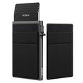 YESIIW Ultra-Slim Wallet for Men - Pop up Card Holder Mens Wallet with RFID Protection Minimalist Metal Wallets Billeteras De Hombres Gifts for