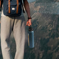 32oz Glass Water Bottle with Straw and 2 Lids- Bamboo and Spout Lid,Motivational Sports Water Bottle with Silicone Sleeve and Time Marker,Reusable