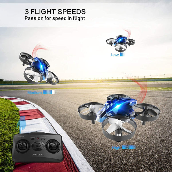 Mini Drone for Kids & Beginners, Indoor RC Nano Helicopter Quadcopter with Auto Hovering,3D Flips,Portable Hand Operated, Birthday＆ Children's Day