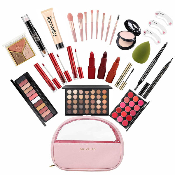 MISS ROSE M All In One Full Makeup Kit for Women, Multipurpose Makeup Sets, Beginners and Professionals Alike, Easy to Carry(Pink) Set 2