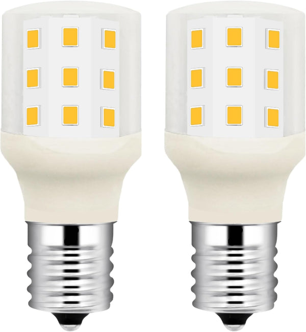 Led KEI D28X KEL 2816X Refrigerator Bulb 3W 2815 D28M Replacement Freezer Light Bulbs 100-265V E17 40W Halogen 500Lm Equivalent Daylight White