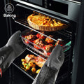 932°F Extreme Heat Resistant Gloves for Grill BBQ,Aillary Waterproof Long Sleeve Pit Grill Gloves for Fryer, Baking, Oven,Smoker,Fireproof, Oil