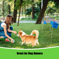 Zozen 100Pack Marking Flags, 60Orange&20Green&20Blue,15x4x5 Inch Lawn Flags | Writable Yard Flags for Lawn & Irrigation & Landscape & Sprinkler &