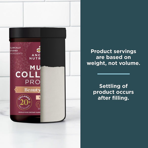 Ancient Nutrition Collagen Powder Protein, Multi Collagen Protein Beauty + Sleep with Vitamin C, Vanilla Chai, Hydrolyzed Collagen Peptides