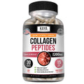 Kaya Naturals Multi Collagen Peptides Complex Powder for Women and Man, Vital for Hair, Skin, Nails, and Anti-Aging, Types I, II, III, V & X