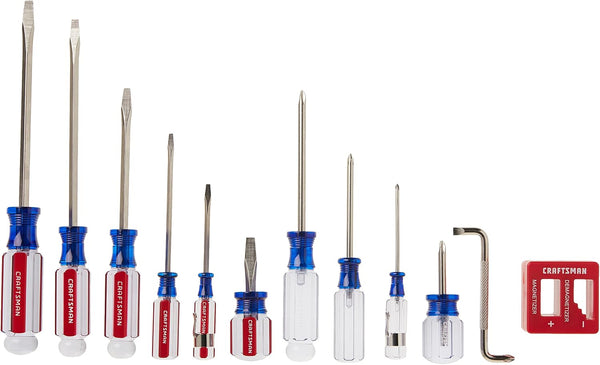 CRAFTSMAN Screwdriver Set, Assorted, 12Piece (CMHT65044) 12 Count (Pack of 1)