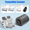 PA03586-0001 PA03586-002 Pick Roller and Pad Assembly [2025 New Version] for Fujitsu S1500 Roller S1500M Fi-6110 N1800 Scanners