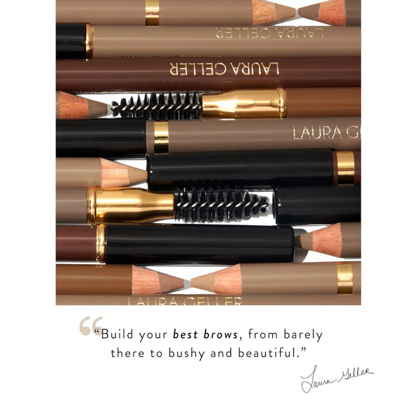 LAURA GELLER NEW YORK Bravo Brows Soft Pencil + Brush, Blonde