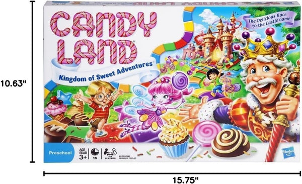 Hasbro Gaming Candy Land Kingdom of Sweet Adventures Board Game for Kids, Gifts for Boys and Girls, Ages 3 & Up (Amazon Exclusive)