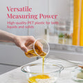 Prestee 50 Disposable Measuring Cups 8 oz - Plastic Paint Measuring Cups and Disposable Mixing Cups for Epoxy Resin - Versatile, Clear Measurement