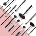Makeup Brush Set, SOLVE 32 Pieces Professional Makeup Brushes Wooden Handle Cosmetics Brushes Foundation Concealer Powder Face Eye Make up Brushes