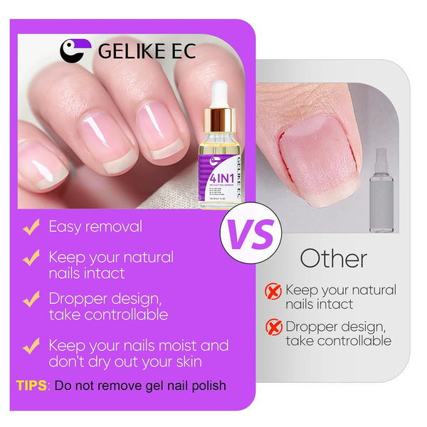 Gelike EC 6-in-1 Jelly Nail Builder Gel: Sheer Baby Pink UV Rubber Base Gel for Apex Building & Extension – Extra Strong Adhesive for Press On &
