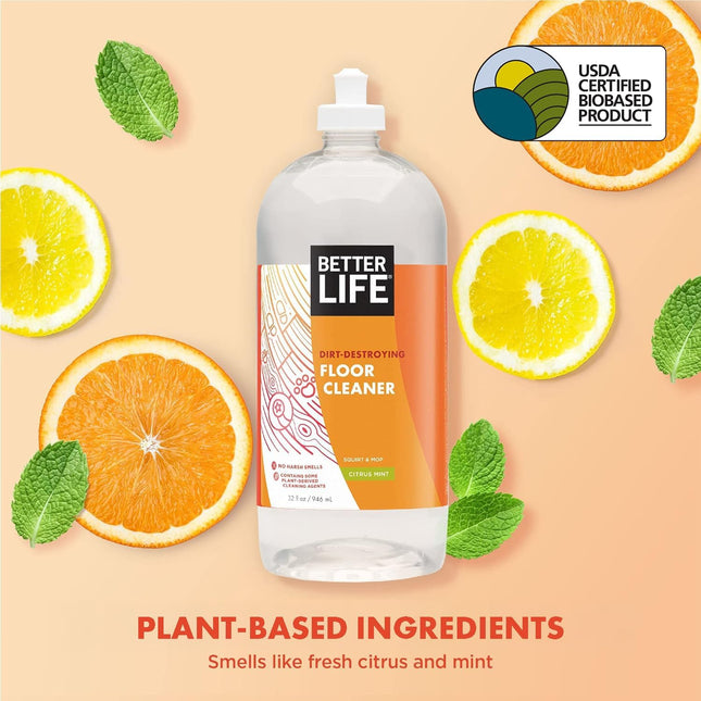 Better Life Floor Cleaner - Liquid Multipurpose Cleaner for Wood, Tile, Laminate