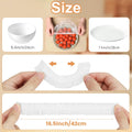 Homelove 300pcs Bowl Covers Bread Proofing - Plastic Wrap for Food Sourdough Bread Baking Rising Elastic Reusable Plate Covers Outdoor Food Fresh