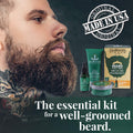 Clubman Pinaud 3-in-1 Beard Kit – Includes Conditioner, Beard Oil and Balm, Starter Kit for Men Beard 3-in-1 Kit