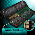 Pixiecube Excel Cheat Sheet Desk Pad | Excel Shortcut Keys Mouse Pad | Extended Large XL Gaming Mousepad | PC Office Spreadsheet Keyboard Mat |