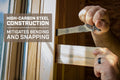 Spec Ops Tools 9.5" Trim Bar, Pry Bar, High Carbon Spring Steel, Built in Ruler and Pry Bar, Beveled Edges, Nail Puller, 3% Donated to Veterans,