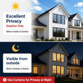 WPCTEV One Way Window Film, Daytime Privacy Mirror Window Tint, Static Cling Reflective Window Film Heat Control UV Blocking & Glare Reduction for