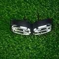 1Pc 1970 Chevy Chevelle El Camino Super Sports SS Front Grille Emblem with Retainers Replacement for SS (Silver Black White)