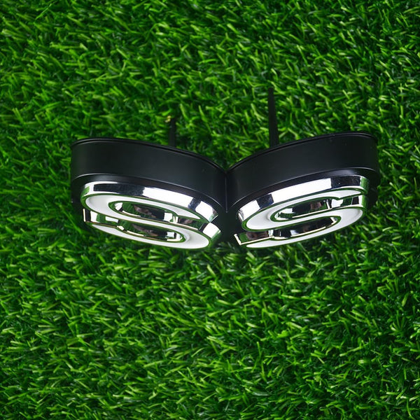 1Pc 1970 Chevy Chevelle El Camino Super Sports SS Front Grille Emblem with Retainers Replacement for SS (Silver Black White)