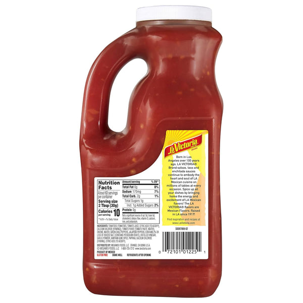 LA VICTORIA Thick 'N Chunky Salsa Medium, 67 ounce Thick 'N Chunky Salsa Medium 67 Ounce (Pack of 1)