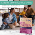 12 Pack Natural Multi-Purpose Cleaner - All Surface Multipurpose Cleaning Tablets Refill - Eco-Friendly Product & Cleaning Supplies - 1 Tablet =