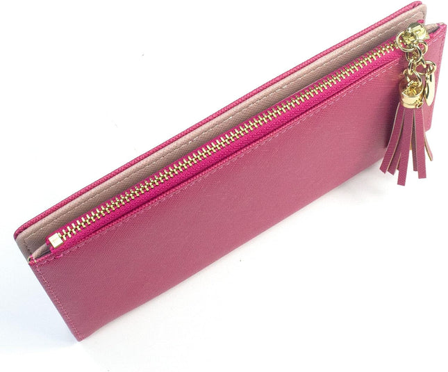 Valentoria Womens Wallet Cute Elegant Long Slim Card Holder Case Minimalist Coin