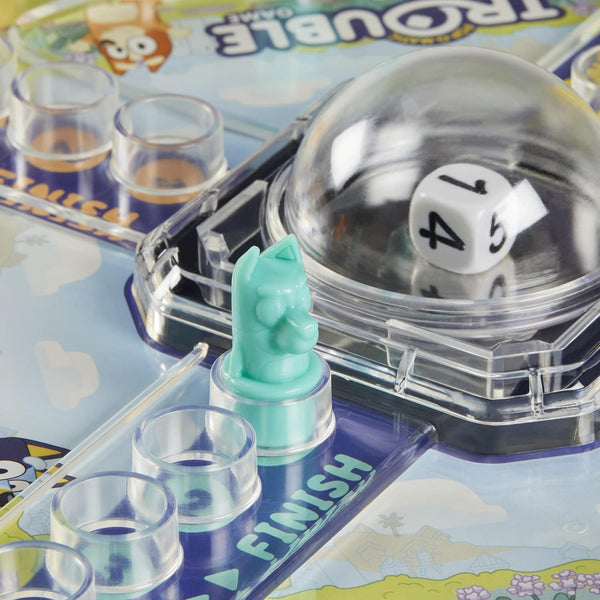 Hasbro Gaming Trouble: Bluey Edition Board Game for Kids, 2-4 Players, Race Bluey, Bingo, Bandit, or Chilli to the Finish, Ages 5 and up (Amazon