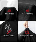 Jzcreater Thermal Underwear for Men, Mens Long Johns Thermal Underwear Set, Fleece Lined Base Layer for Cold Weather