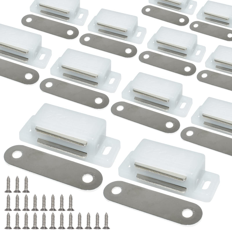 12Pack 15lbs Cabinet Magnets Magnetic Door Catch for Kitchen Closet Door Bathroom Cupboard Wardrobe Closing Drawer Latch and Shutters with