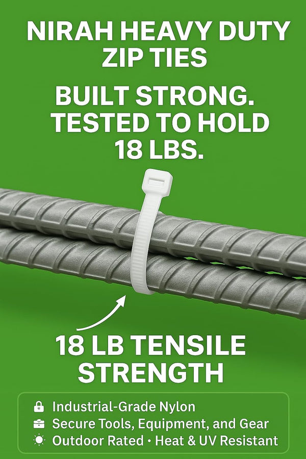 Small Zip Ties, 4 inches Clear White, 1000 Pack, Multi-Purpose, Tiny Zip Ties, UV Rated Mini Cable Ties for Cable Management, Indoors and Outdoors