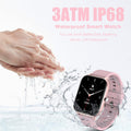 Smart Watch for Men Women Compatible with iPhone Samsung Android Phone 1.69 inch Full Touch Screen IP68 Waterproof Bluetooh Fitness Tracker Heart