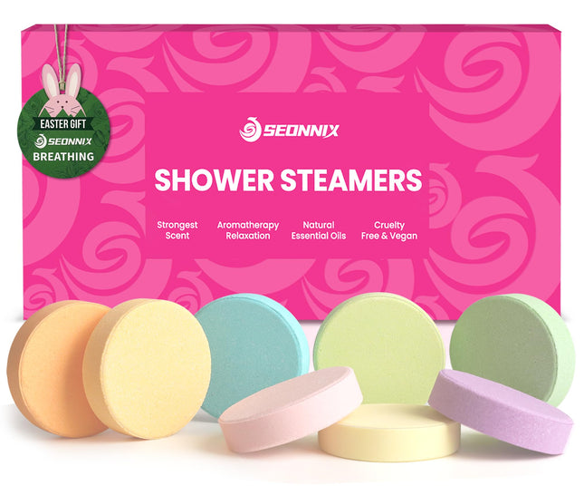 Shower Steamers Aromatherapy, 8 Pack Shower Bombs Relaxation Birthday Gifts for 