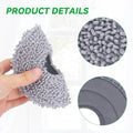 Microfiber Mop Pads Compatible with Roborock Q Revo/Qrevo Maxv Robot Vacuum Cleaner, Washable Mop Cleaning Cloths Replacement Accessories Set - 10Pcs