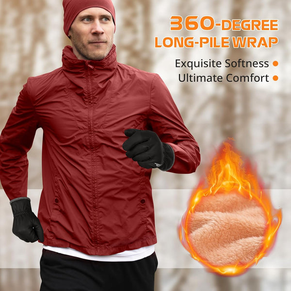 ATERCEL Gloves for Cold Weather Men Women Warm Winter Gloves Touchscreen