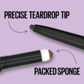 Maybelline Express Brow 2-In-1 Pencil and Powder Eyebrow Makeup, Soft Brown, 1 Count