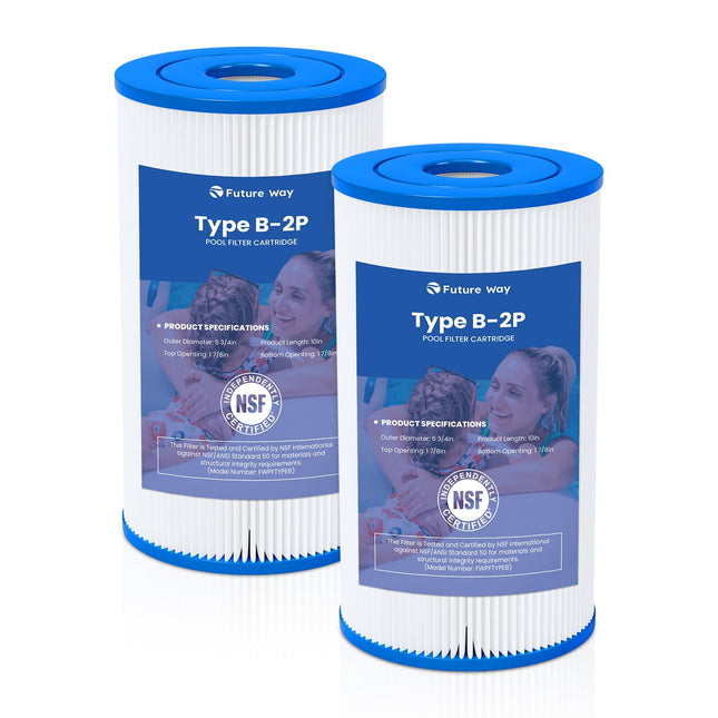 Future Way Type B Pool Filter Replacement for Intex 2500 GPH Filter Pump for abo