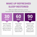 12-in-1 Melatonin Sleep Capsules - Natural Sleep Aids for Adults with Melatonin 5mg and Magnesium Glycinate 500mg, Sleep Aid with Ashwagandha, L