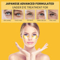 24K Gold Eye Masks for Dark Circles and Puffiness 70PCS, Under Eye Patches for Puffy Eyes Treatment, Under Eye Gel Pads w/ Collagen, Caffeine,