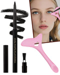 Black Eyeliner Pencil Retractable Gel Eye Liner Pencil Built in Sharpener Waterproof Smudge proof Waterline Eye Liner Pencils Smooth Creamy
