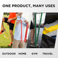THERABAND CLX Resistance Band with Loops, Fitness Band for Home Exercise and Full Body Workouts, Portable Gym Equipment, Gift for Athletes,